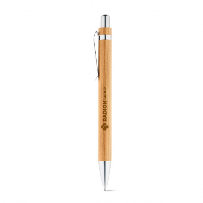 Kit Conjunto Ecológico de Caneta e Lapiseira Bambu Personalizado Kit Conjunto Ecológico de Caneta e Lapiseira Bambu Personalizado
