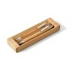 Kit Conjunto Ecológico de Caneta e Lapiseira Bambu Personalizado Kit Conjunto Ecológico de Caneta e Lapiseira Bambu Personalizado