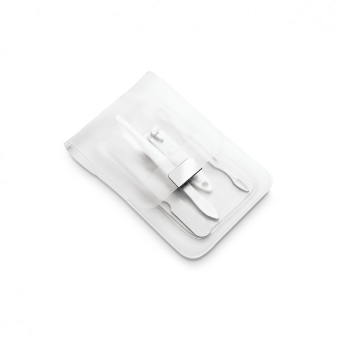 Kit Manicure 4 Peças em Bolsa de PVC Personalizado Kit Manicure 4 Peças em Bolsa de PVC Personalizado