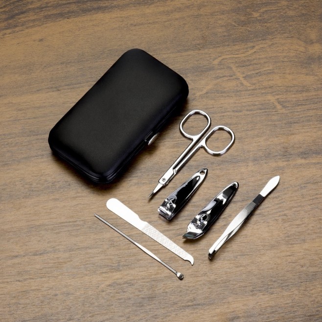 Kit Manicure 6 Peças Com Estojo Personalizado Para Brindes Kit Manicure 6 Peças Com Estojo Personalizado Para Brindes