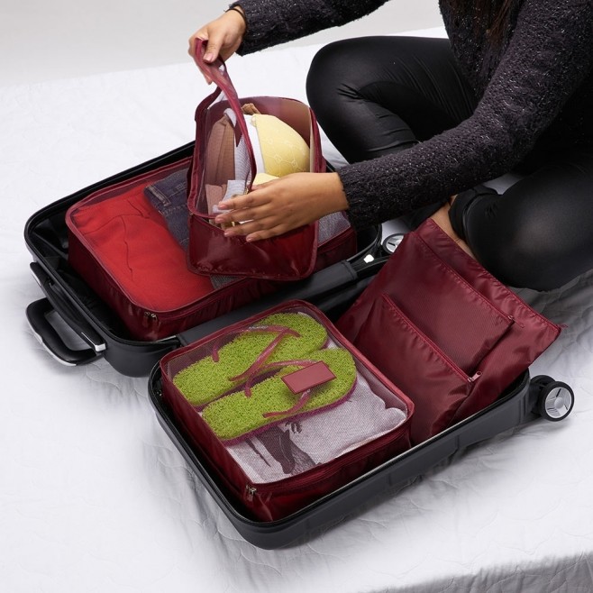 Kit Necessaire 6 Peças Personalizado Para Brindes Kit Necessaire 6 Peças Personalizado Para Brindes