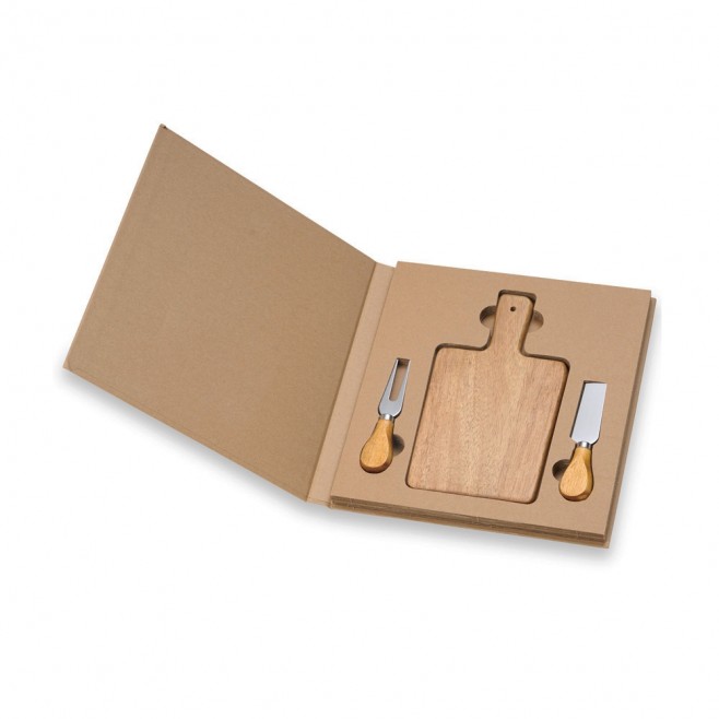 Kit Queijo 3 Peças para Brindes Personalizado Kit Queijo 3 Peças para Brindes Personalizado