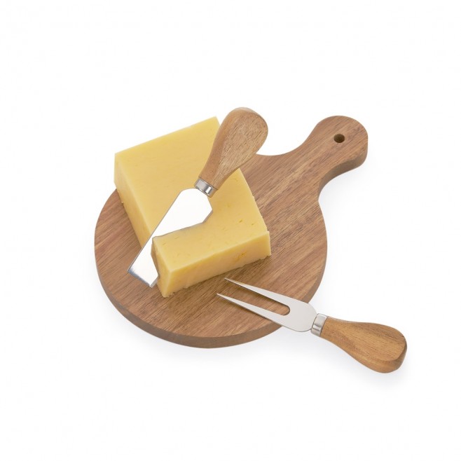 Kit Queijo 3 Peças Personalizado com Logo para Brindes Kit Queijo 3 Peças Personalizado com Logo para Brindes