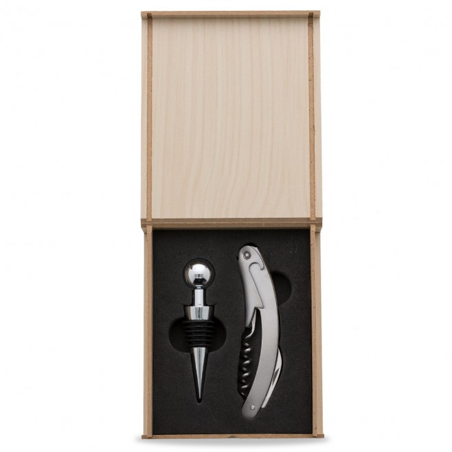 Kit Vinho 2 Peças Personalizado com Logo Kit Vinho 2 Peças Personalizado com Logo