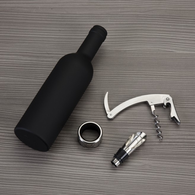 Kit Vinho 3 Peças Personalizado Kit Vinho 3 Peças Personalizado