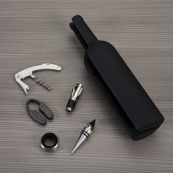 Kit Vinho 5 Peças Personalizado Kit Vinho 5 Peças Personalizado