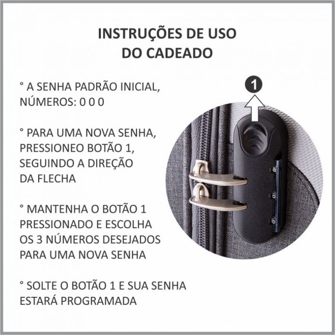 Mala de Viagem Personalizada Pequena Mala de Viagem Personalizada Pequena