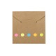 Mini Bloco de Anotação Modelo Envelope em Papel Kraft Mini Bloco de Anotação Modelo Envelope em Papel Kraft