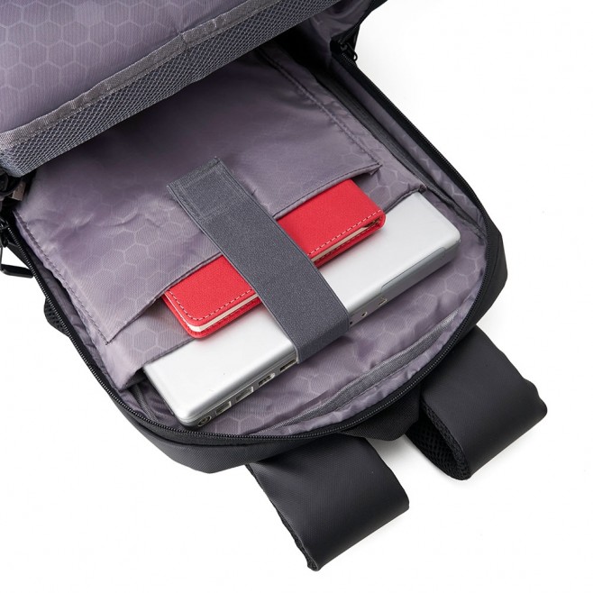 Mochila Couro Sintético USB 20 Litros Personalizada Mochila Couro Sintético USB 20 Litros Personalizada