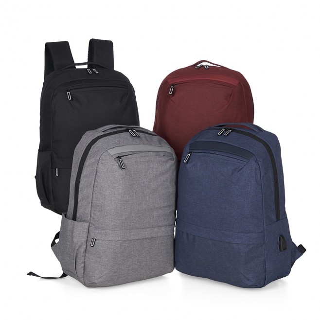 Mochila de Nylon 21L USB Personalizada Mochila de Nylon 21L USB Personalizada