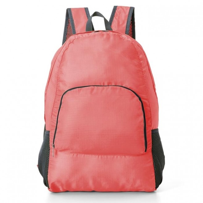 Mochila de Nylon Dobrável Personalizada Para Outubro Rosa Mochila de Nylon Dobrável Personalizada Para Outubro Rosa