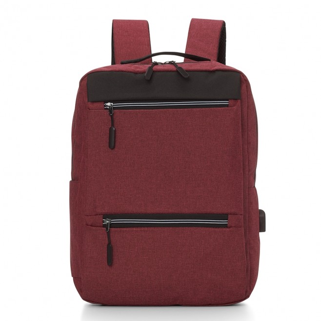 Mochila de Nylon USB 21L Personalizada Mochila de Nylon USB 21L Personalizada