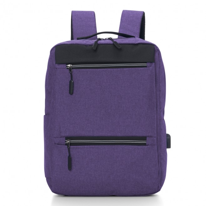 Mochila de Nylon USB 21L Personalizada Mochila de Nylon USB 21L Personalizada