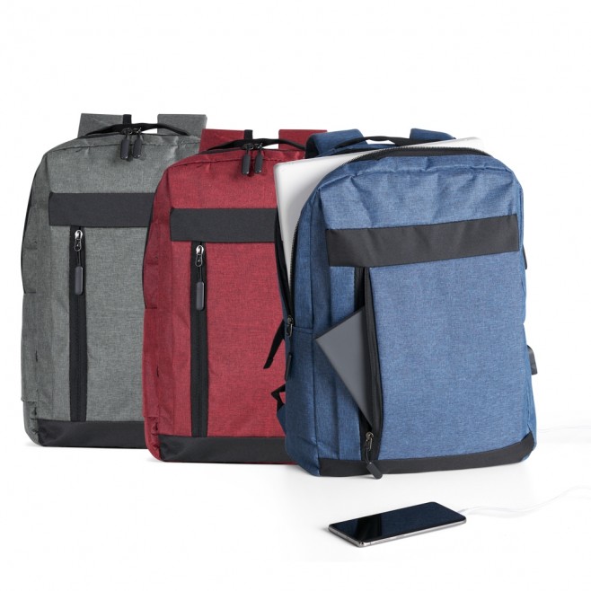 Mochila de Nylon USB 21L Personalizada Mochila de Nylon USB 21L Personalizada