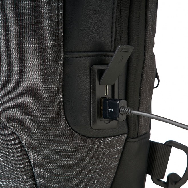 Mochila de Ombro Antifurto USB Personalizada Mochila de Ombro Antifurto USB Personalizada