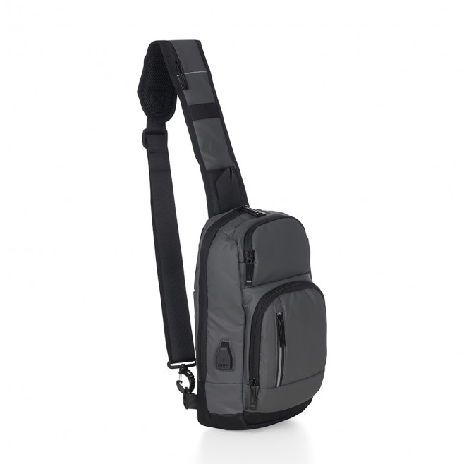 Mochila de Ombro em C. Sintético Personalizada Mochila de Ombro em C. Sintético Personalizada