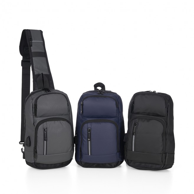 Mochila de Ombro em C. Sintético Personalizada Mochila de Ombro em C. Sintético Personalizada