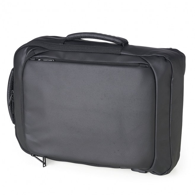 Mochila em Couro Sintético USB 17L Personalizada Mochila em Couro Sintético USB 17L Personalizada