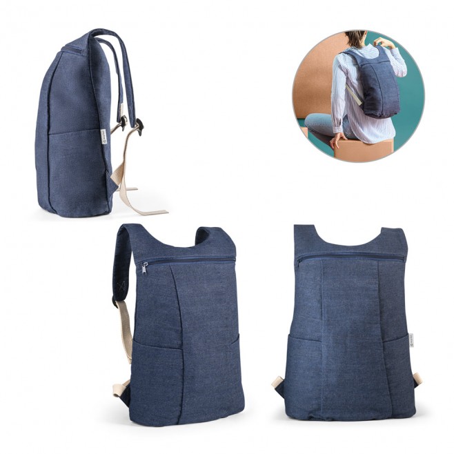 Mochila em Denim Personalizada Mochila em Denim Personalizada