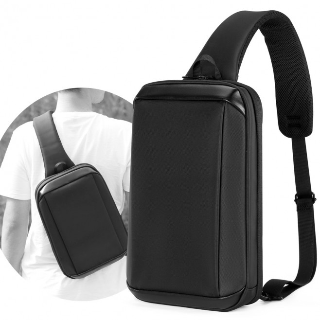 Mochila Transversal com Logo Mochila Transversal com Logo