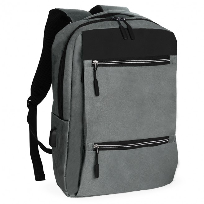 Mochila USB 20L em Nylon Personalizada Mochila USB 20L em Nylon Personalizada