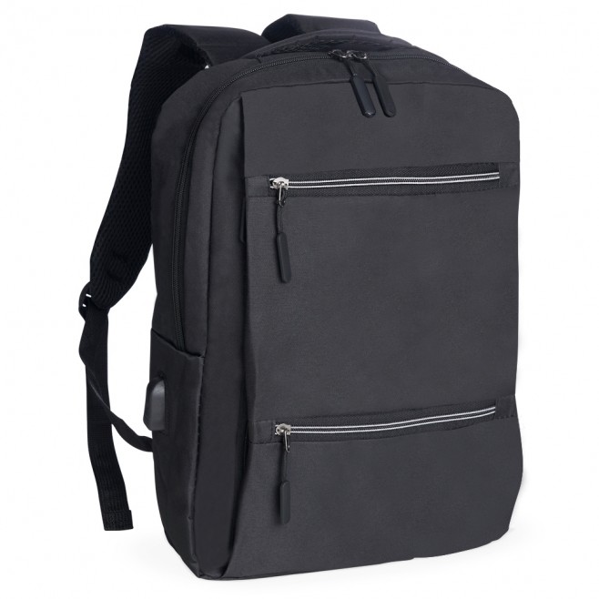 Mochila USB 20L em Nylon Personalizada Mochila USB 20L em Nylon Personalizada