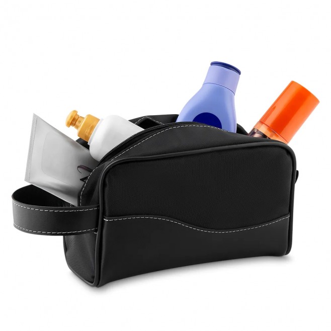Necessaire de Couro Sintético Personalizado Necessaire de Couro Sintético Personalizado