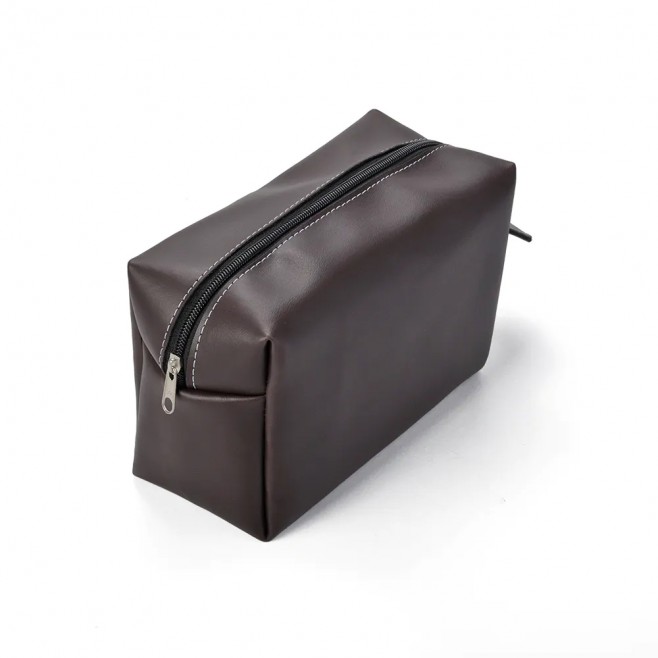 Necessaire de Couro Sintético Promocional Necessaire de Couro Sintético Promocional