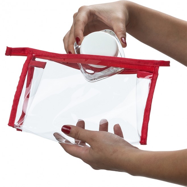 Necessaire de Plástico Transparente Personalizada Necessaire de Plástico Transparente Personalizada