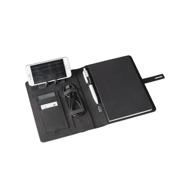 Pasta A5 com Carregador Wireless Personalizada