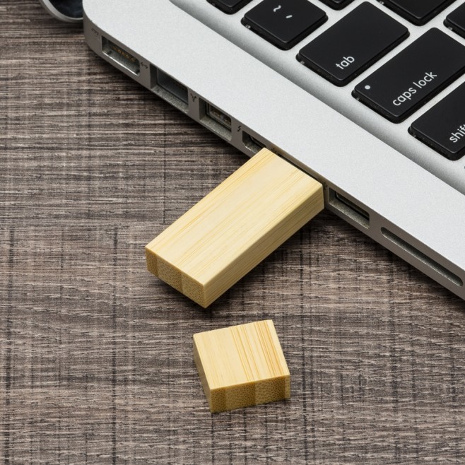 Pen Drive Bambu 4/8/16GB Personalizado Pen Drive Bambu 4/8/16GB Personalizado