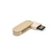 Pen Drive Giratório em Bambu Personalizado Pen Drive Giratório em Bambu Personalizado