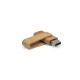 Pen Drive Retrátil 4GB de Madeira Personalizado Pen Drive Retrátil 4GB de Madeira Personalizado