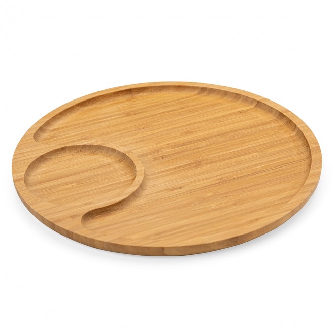 Petisqueira de Bambu 32 x 32 com Divisória para Brinde Petisqueira de Bambu 32 x 32 com Divisória para Brinde
