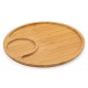 Petisqueira de Bambu 32 x 32 com Divisória para Brinde Petisqueira de Bambu 32 x 32 com Divisória para Brinde