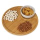 Petisqueira de Bambu 32 x 32 com Divisória para Brinde Petisqueira de Bambu 32 x 32 com Divisória para Brinde