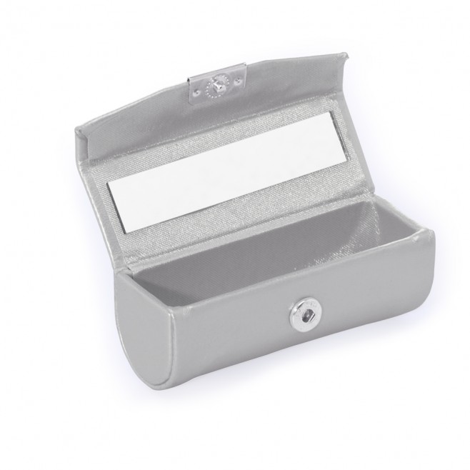 Porta Batom em Couro Sintético Personalizado Porta Batom em Couro Sintético Personalizado
