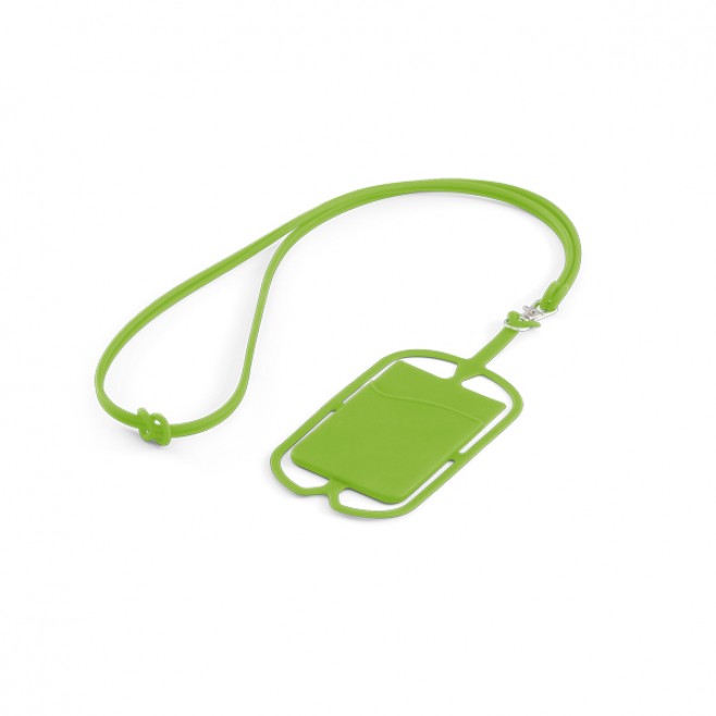 Porta Cartões de Silicone Com Cordão Para Celular Porta Cartões de Silicone Com Cordão Para Celular