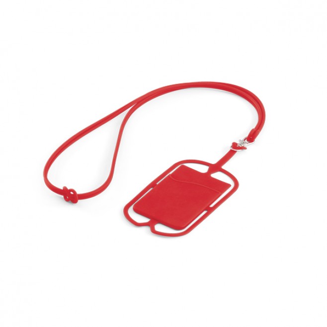 Porta Cartões de Silicone Com Cordão Para Celular Porta Cartões de Silicone Com Cordão Para Celular