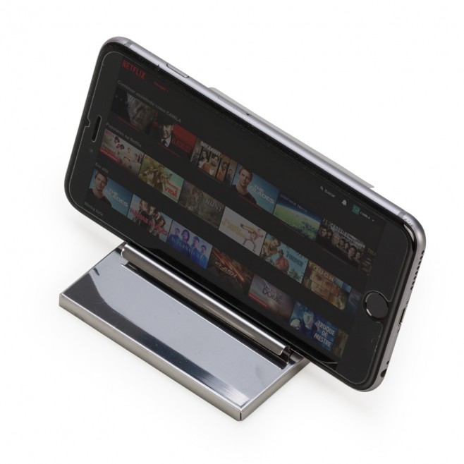 Porta Celular Inox Personalizado com Logo Porta Celular Inox Personalizado com Logo