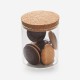 Pote de Vidro 700ml Com Tampa de Cortiça Personalizado Pote de Vidro 700ml Com Tampa de Cortiça Personalizado