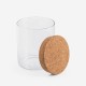 Pote de Vidro 700ml Com Tampa de Cortiça Personalizado Pote de Vidro 700ml Com Tampa de Cortiça Personalizado
