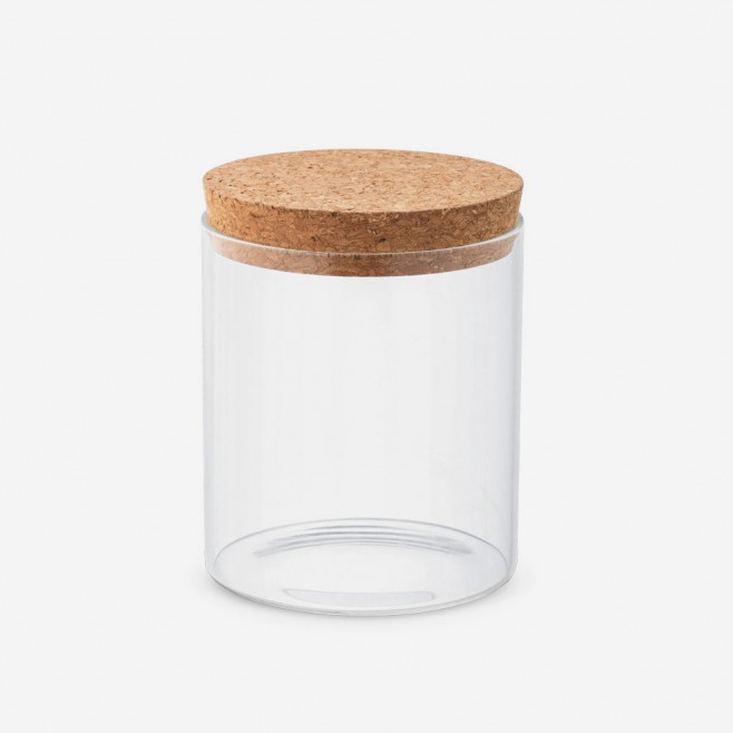 Pote de Vidro 700ml Com Tampa de Cortiça Personalizado Pote de Vidro 700ml Com Tampa de Cortiça Personalizado
