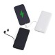 Power Bank 10.000mAh com Carregamento via Indução ou via Cabo Personalizado Power Bank 10.000mAh com Carregamento via Indução ou via Cabo Personalizado