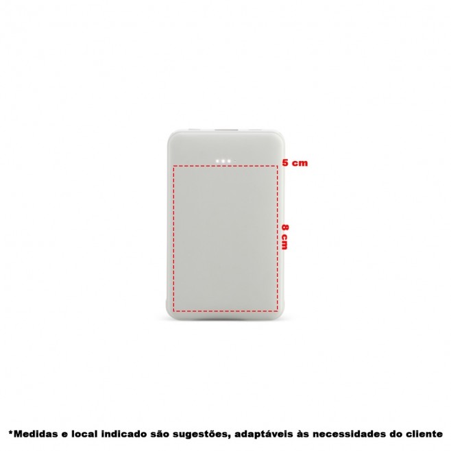 Power Bank Plástico 5.000mAh Personalizado Power Bank Plástico 5.000mAh Personalizado