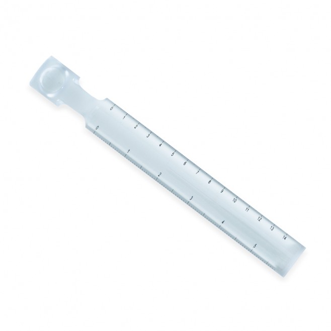 Régua 14cm com Lupa Promocional Régua 14cm com Lupa Promocional