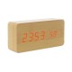 Relógio de Madeira com Display LED Personalizado Relógio de Madeira com Display LED Personalizado