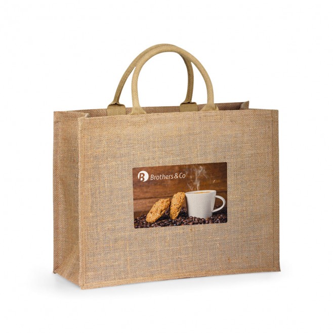 Sacola de Juta Com Alça Acolchoada Personalizada Sacola de Juta Com Alça Acolchoada Personalizada