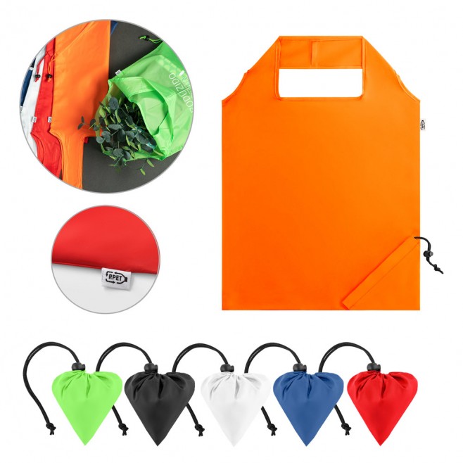 Sacola Dobrável em rPET Personalizada Sacola Dobrável em rPET Personalizada