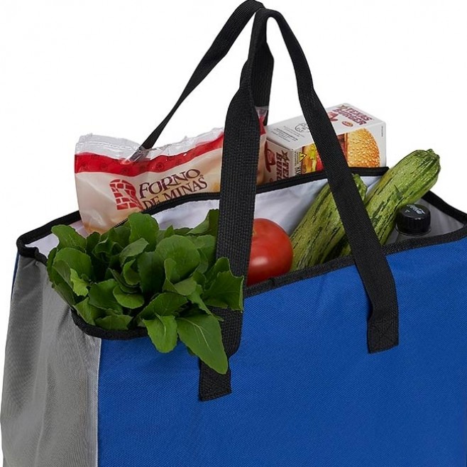 Sacola Poliéster 25L Com Bolso Térmico Personalizada Para Brindes Sacola Poliéster 25L Com Bolso Térmico Personalizada Para Brindes